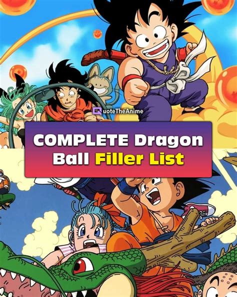 dragon ball filler list|dragon ball watch order no filler.